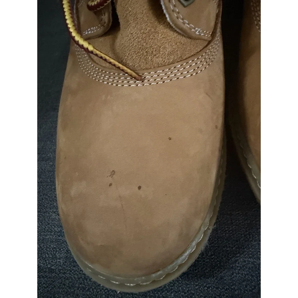 Timberland Women's Amston 2.5 Inch Wheat Nubuck Wedge Heel Boots 8257A Size 8.5